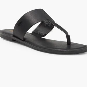 DKNY Black Slipper Sandals